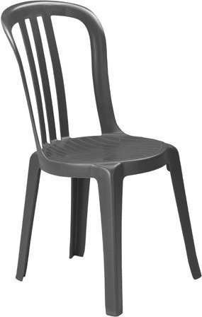 Grosfillex Chaise bistrot Miami anthracite / gris (49150002)