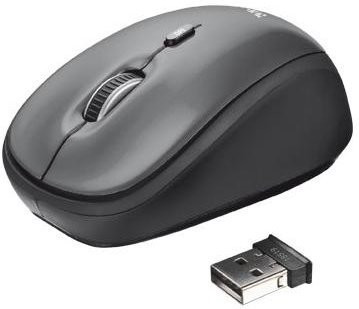 Trust Yvi souris sans fil noir