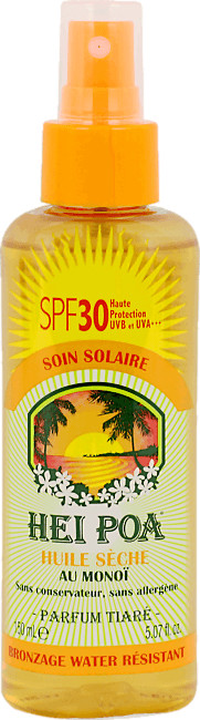 Hei Poa Huile Sèche Au Monoï SPF 30 (150 ml)