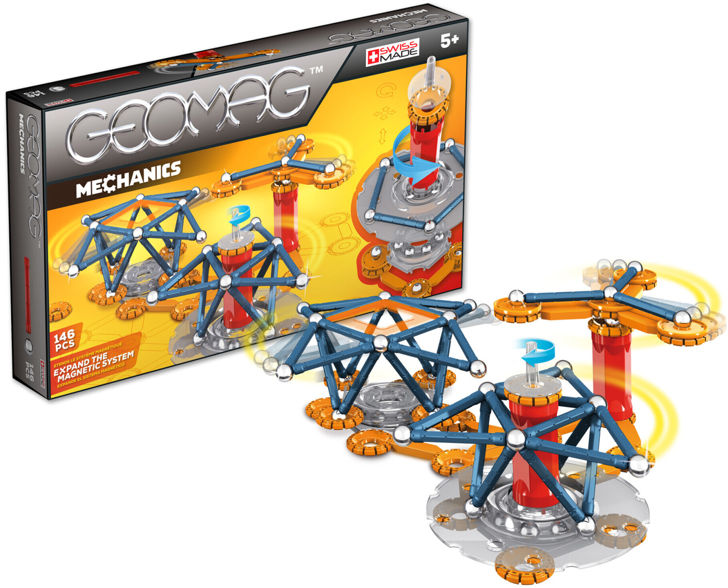 Geomag Mechanics 146 pièces