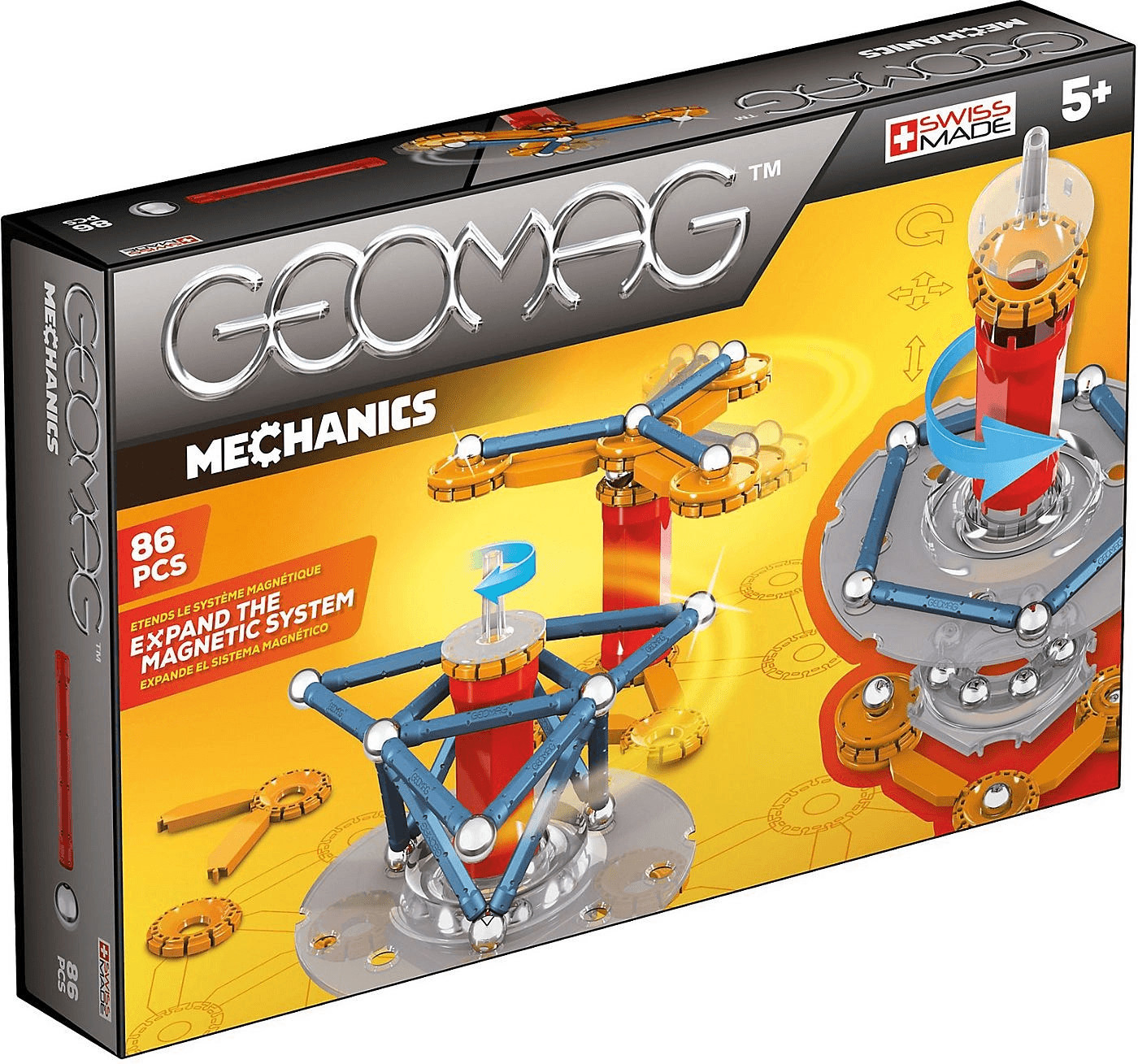 Geomag Mechanics 86 pièces