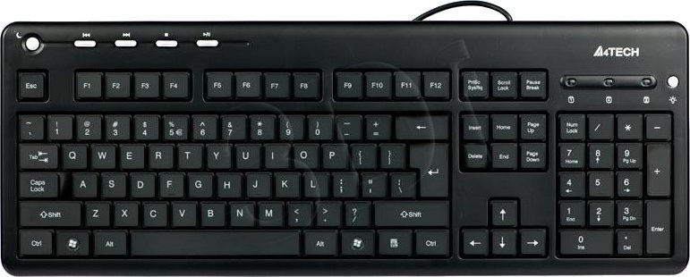 A4Tech KD-126-1 Black USB (Blue Light)
