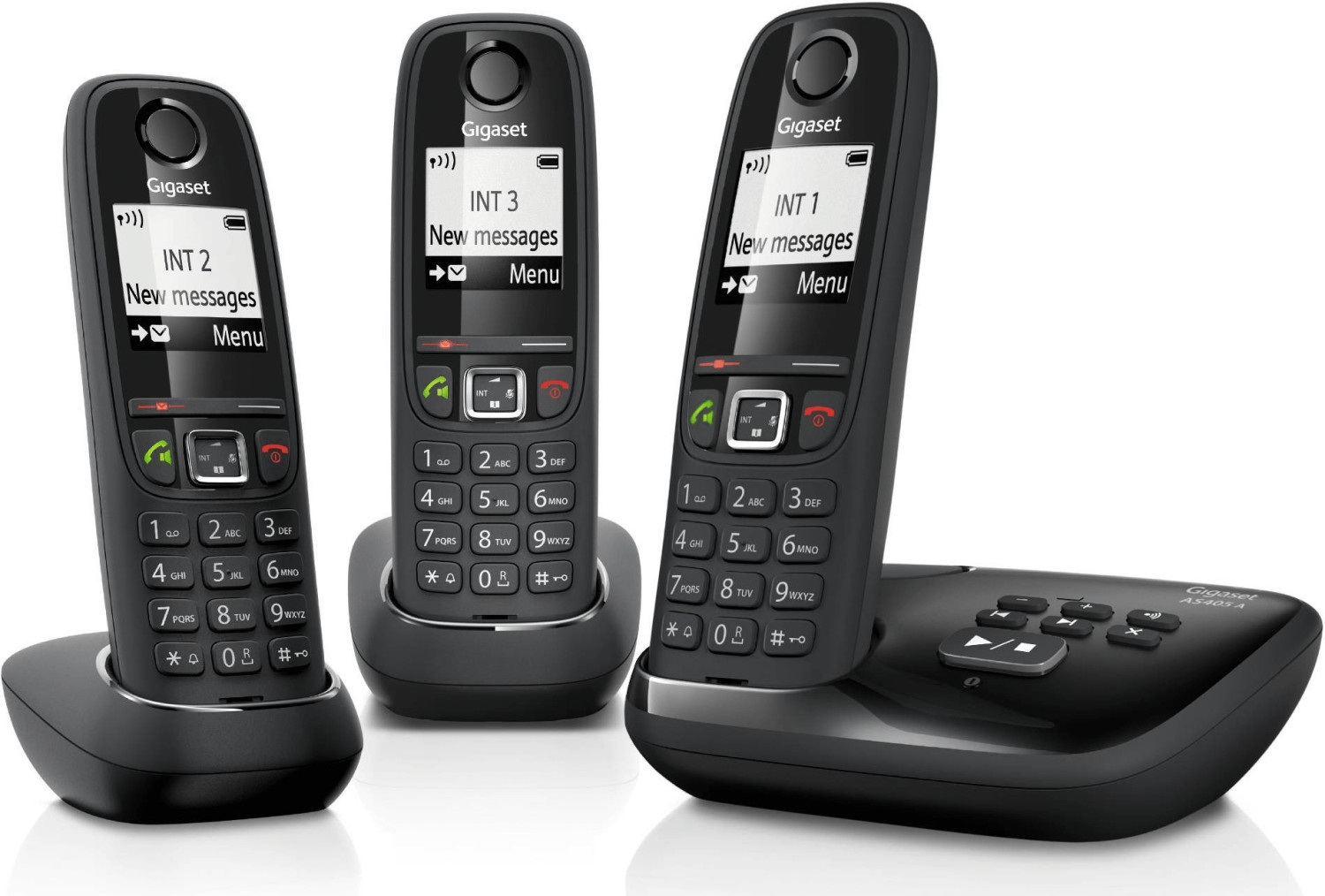 Gigaset AS405A Trio noir