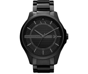 Armani exchange black hotsell watch with diamonds