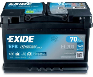 Exide 12V 70Ah EK700 au meilleur prix sur