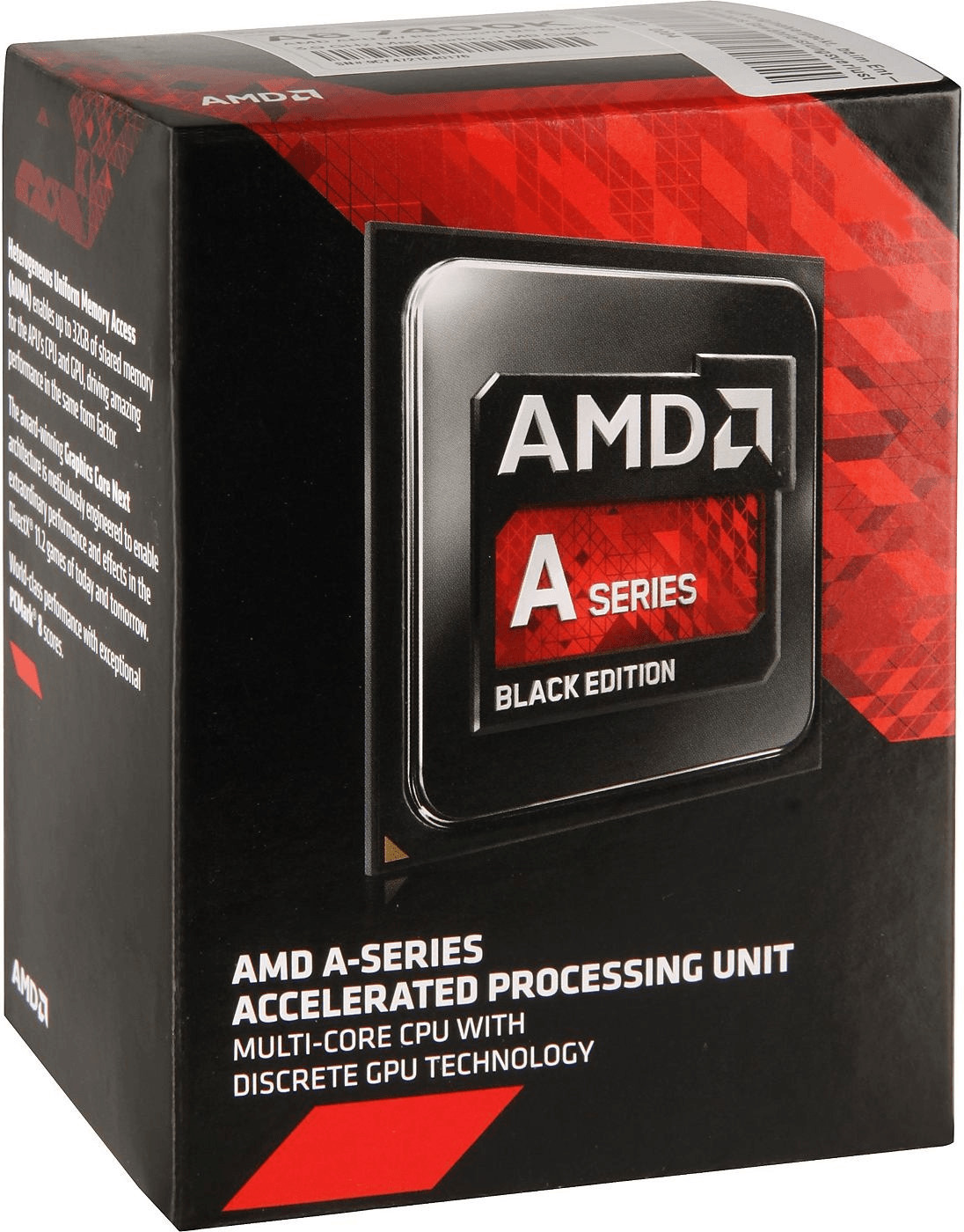 AMD A6-7400K Black Edition Box (Socket FM2+, 28nm, AD740KYBJABOX)