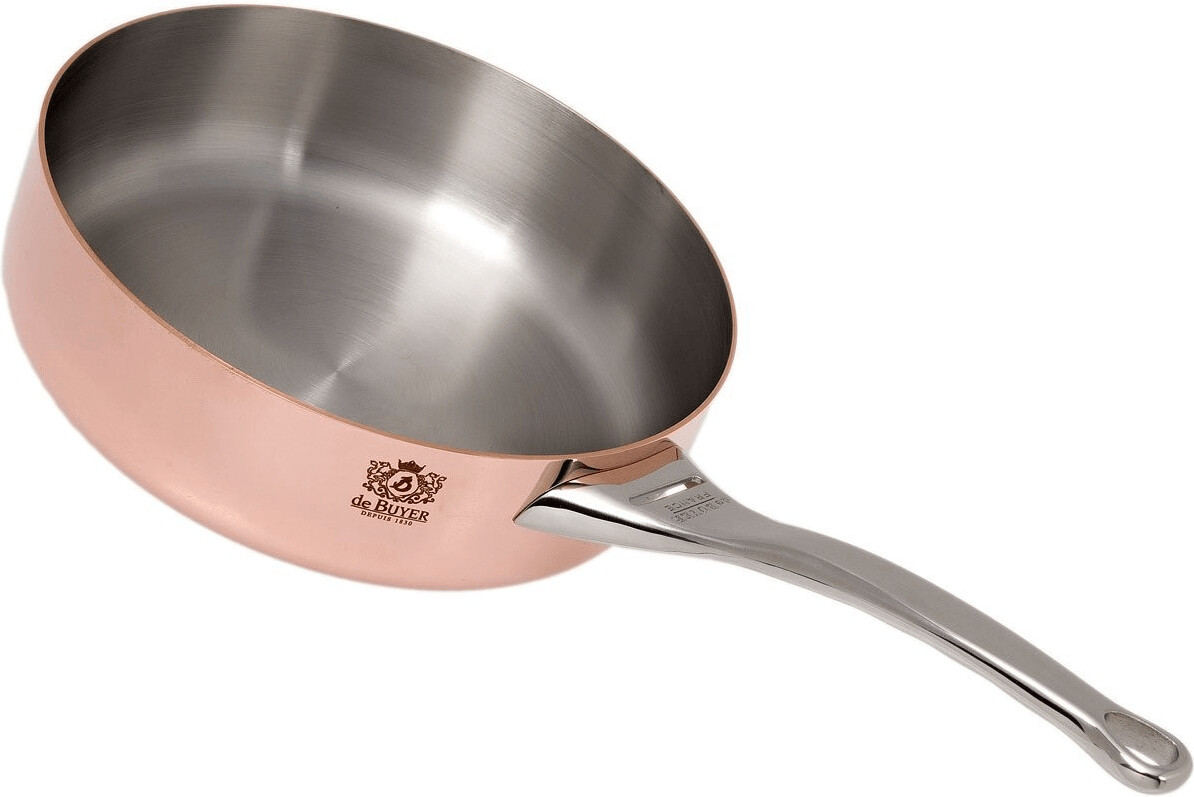 De Buyer Prima Matera Sauteuse en cuivre inox 24 cm
