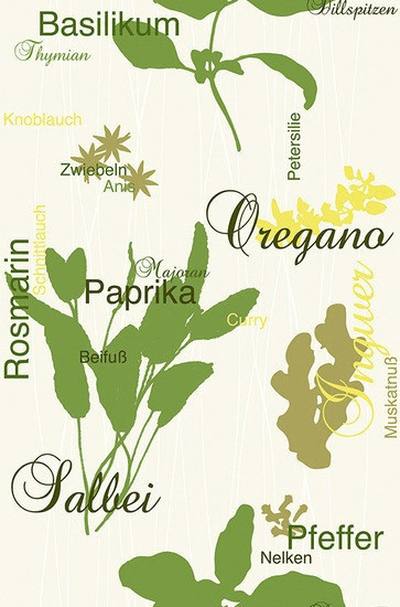 Livingwalls Herbs Wall Decoration