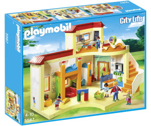 PLAYMOBIL City Life 5567 Kita Kindergarten Sonnenschein 44 x 34 x 34 cm 
