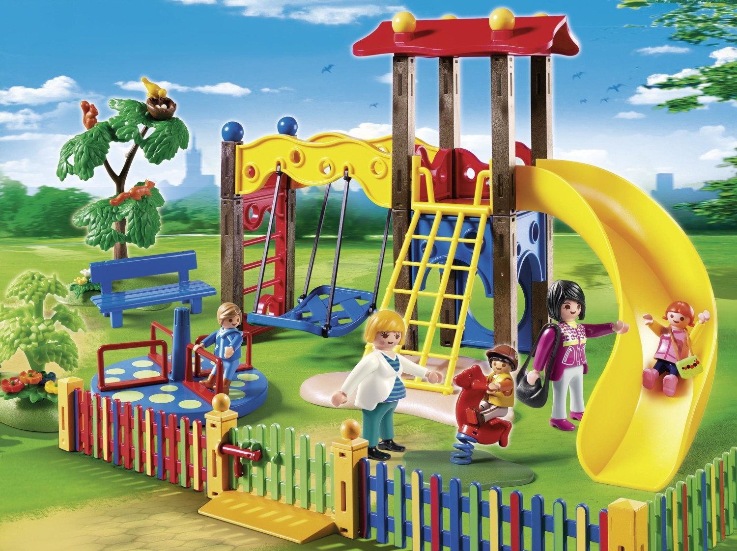 Playmobil aire de jeux sales