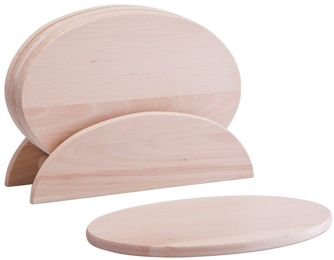 Zeller Set de planches 7 pièces hêtre