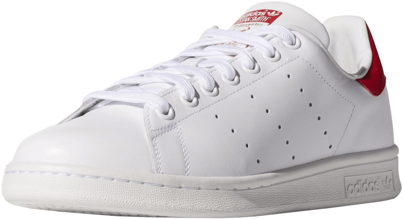 Stan smith - baskets basses - white/collegiate red hotsell