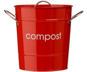 Premier Housewares Compost Bin Red 0510017