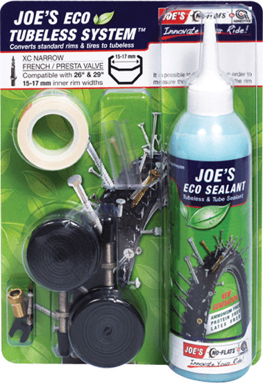 Joe's No-Flats Eco Tubeless System (15-17mm)