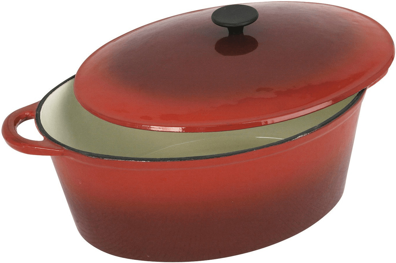 Crealys Cocotte ovale 9 L rouge flamme (GE501750)