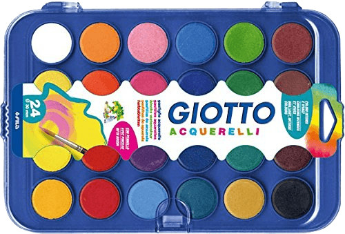 Giotto Boîte 24 pastilles gouaches aquarelles