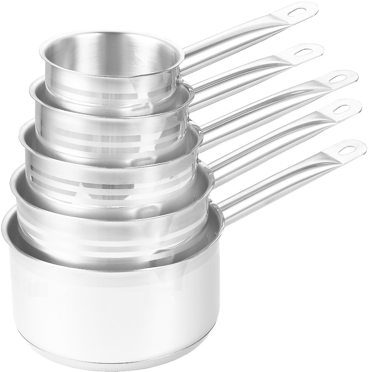 Art & Cuisine Grand Chef Inox Série de 5 casseroles