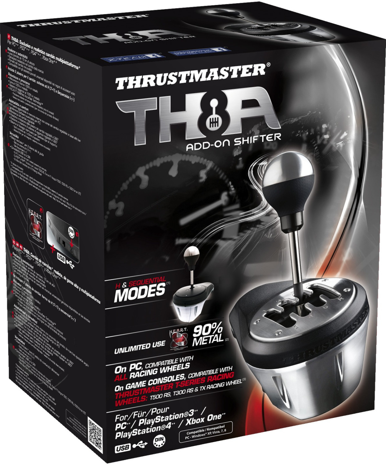 Comprar Volante T248 Thrustmaster (PS5 / PS4 / PC) + Palanca de Cambio TH8A  Shifter PS5