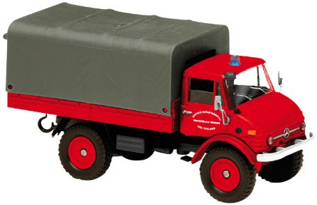 Solido Mercedes-Benz Unimog 416 Dévidoir Automobile Feux de Forêts 1963