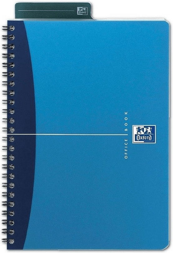 Oxford Cahier spirale Office Essentials A5 petits carreaux 180 pages