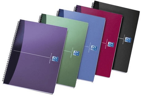 Oxford Cahier spirale Office A5 ligné 180 pages