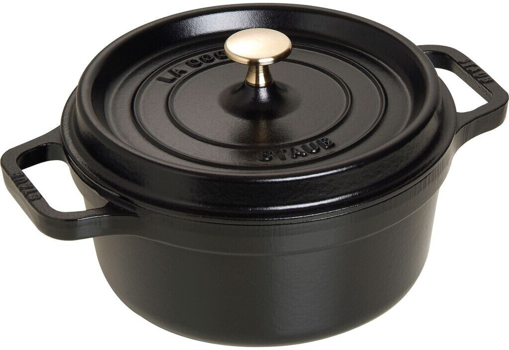 Staub Cocotte ronde 22 cm noire