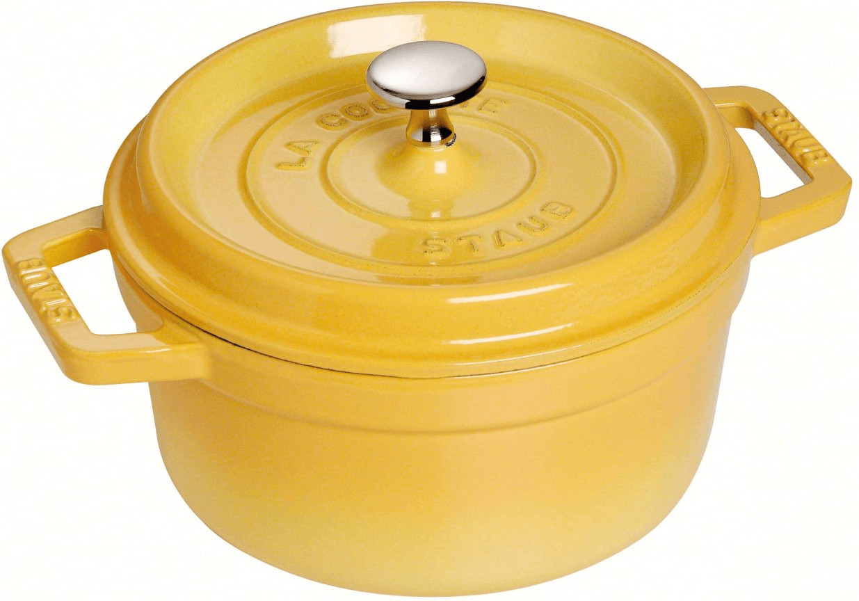 Staub Cocotte ronde 20 cm moutarde