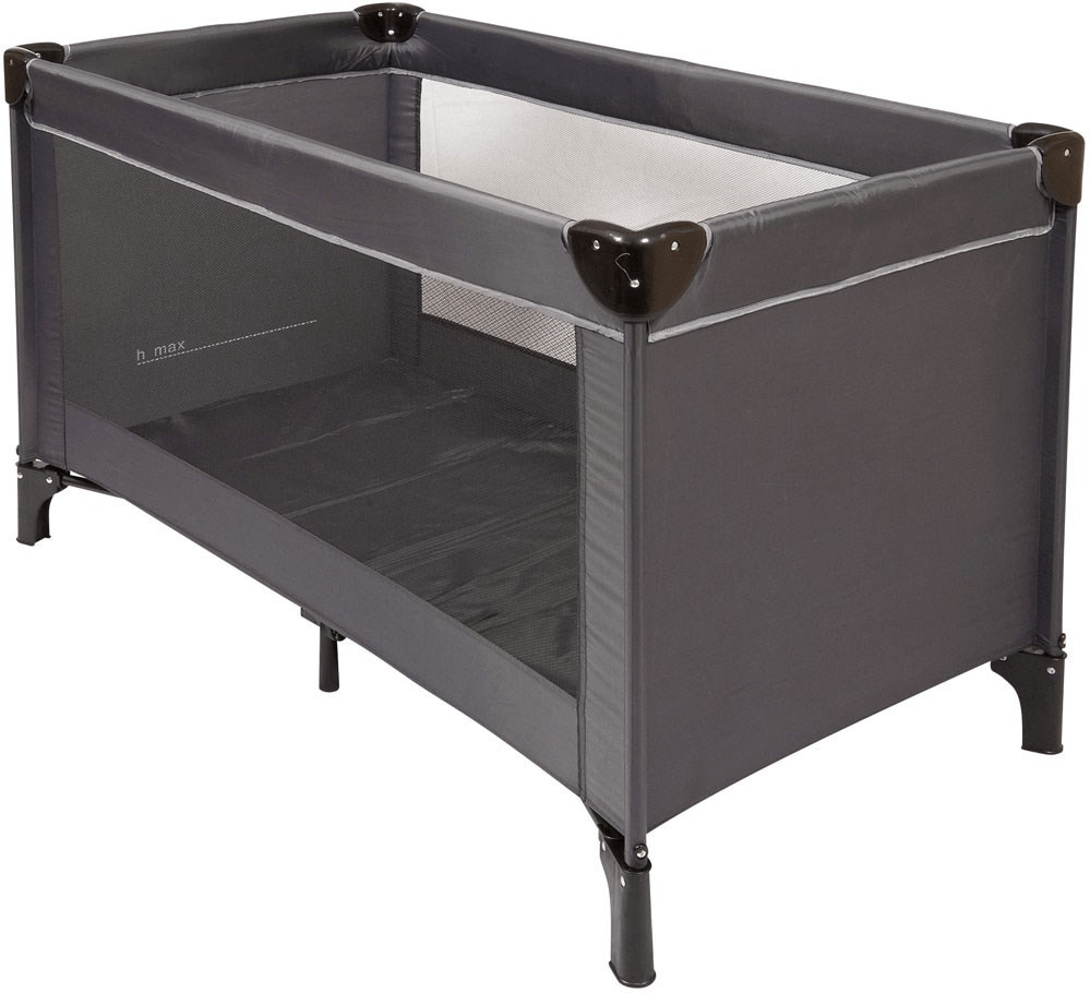 Nattou Lit pliant gris/gris