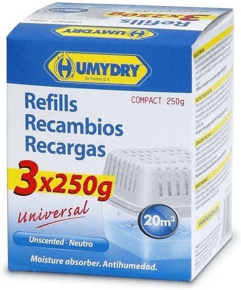 Humydry Recharge Compact 3 x 250 g