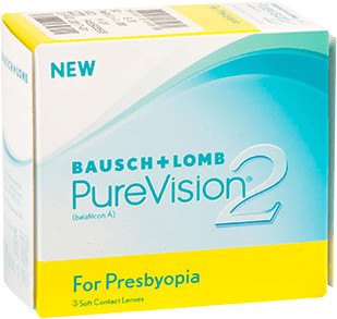 Bausch & Lomb PureVision 2 for Presbyopia -10,00 (3 lentilles)