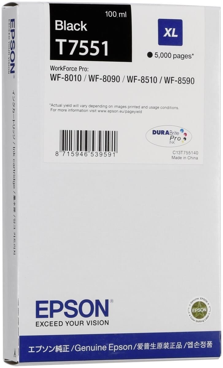 Epson T7551 noir (C13T755140)