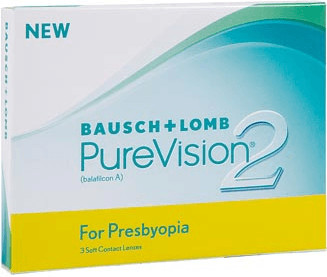Bausch & Lomb PureVision 2 for Presbyopia -1,00 (3 lentilles)