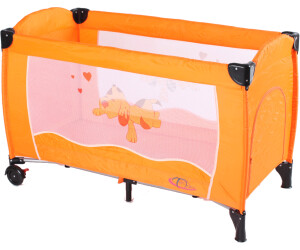 Lit Parapluie Bébé Pliant TecTake Avec Matelas, Plan à Langer, Arche De Jeu Et Sac - Dimensions 132x75x104 Cm - Réglable 2 Hauteurs - Poids Max 11 Kg