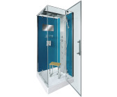 AcquaVapore DTP8046-6302 Dusche Dampfdusche Duschtempel Duschkabine 100x100 XL