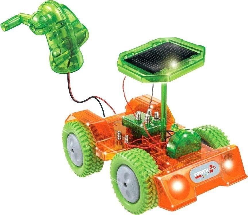 Powerplus Grasshopper - Voiture hybride solaire et dynamo