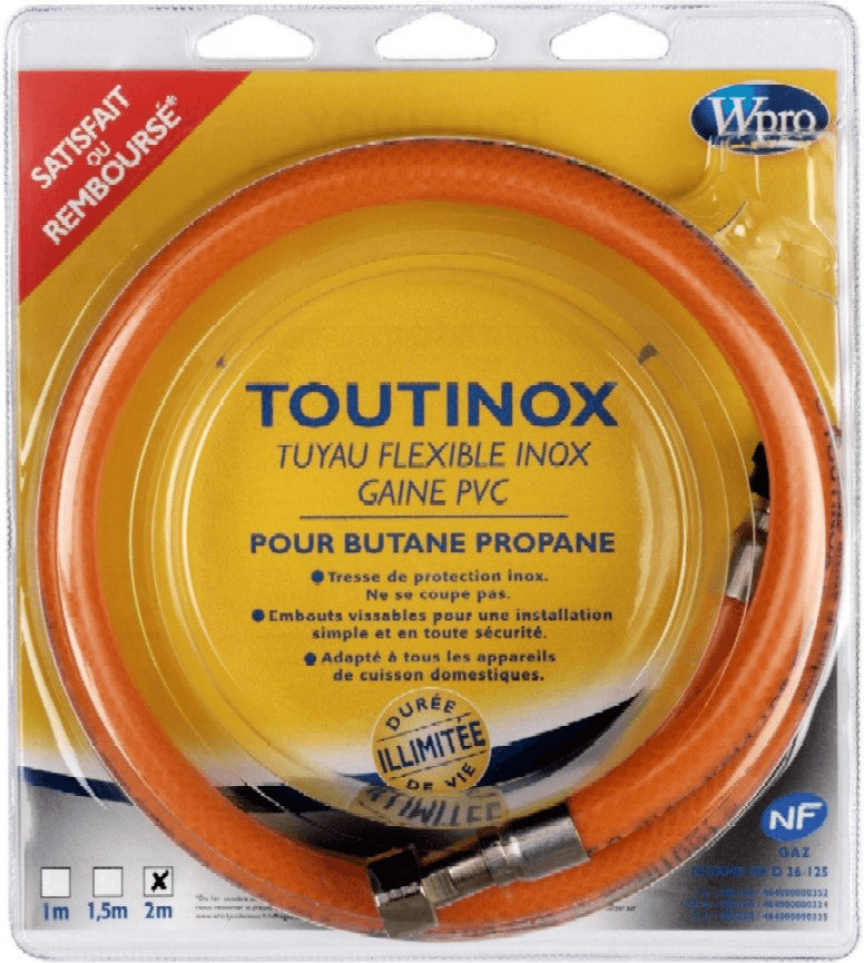 Wpro Tuyau flexible de gaz TBE 200