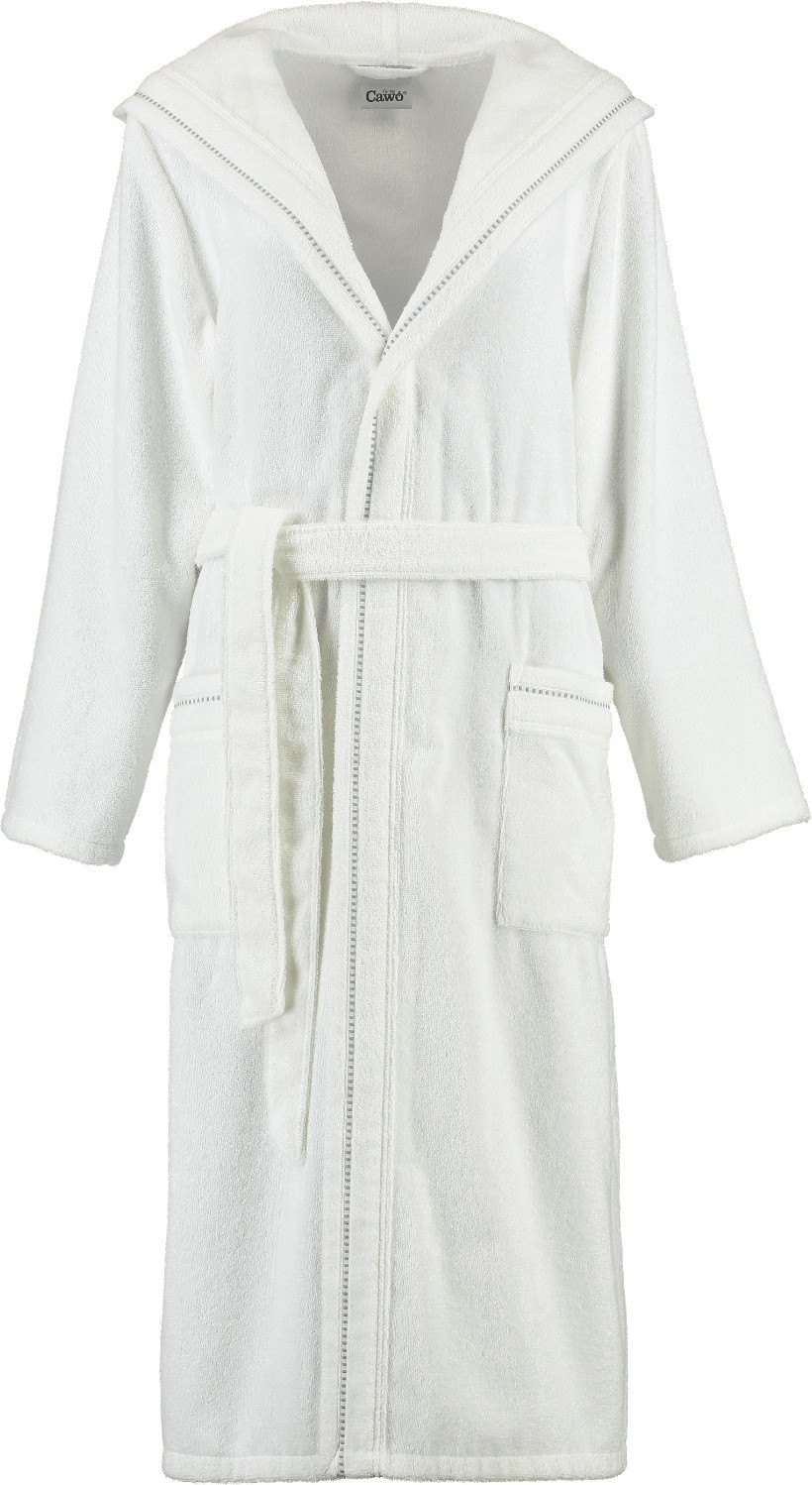 Cawö Peignoir à capuche femme (4110) blanc
