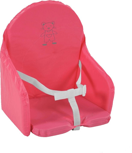 Looping Coussin de chaise avec sangle framboise