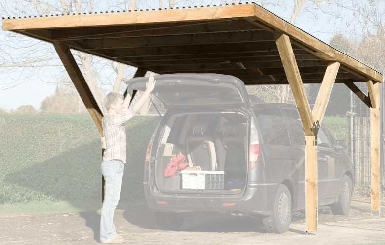 Weka Carport Y simple (612.3260.30.00)