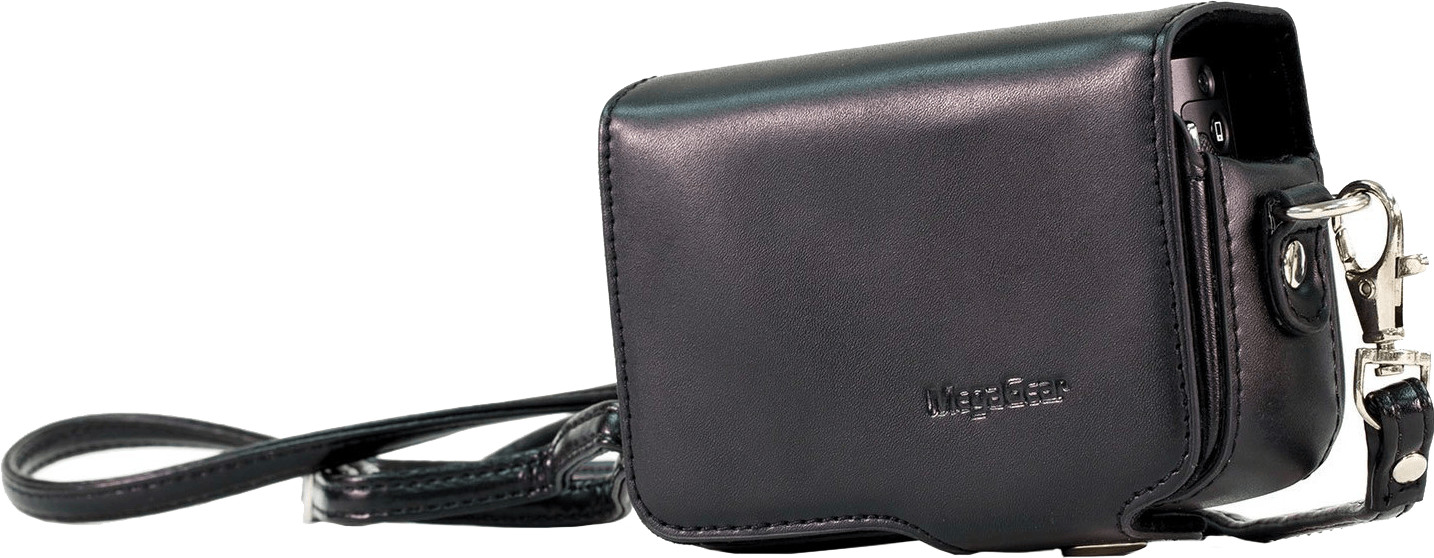 MegaGear Protective Leather Case f. Compact Camera black