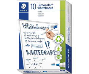 5x STAEDTLER Whiteboardmarker Lumocolor 2 mm Rundspitze sw nachfüllbar 351-9