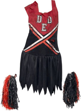 Smiffy's Déguisement pom-pom girl zombie