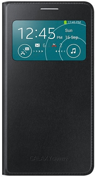 Samsung Étui portefeuille noir (Galaxy Grand 2)