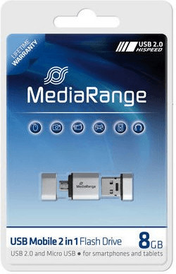 MediaRange OTG USB 2.0 8 Go