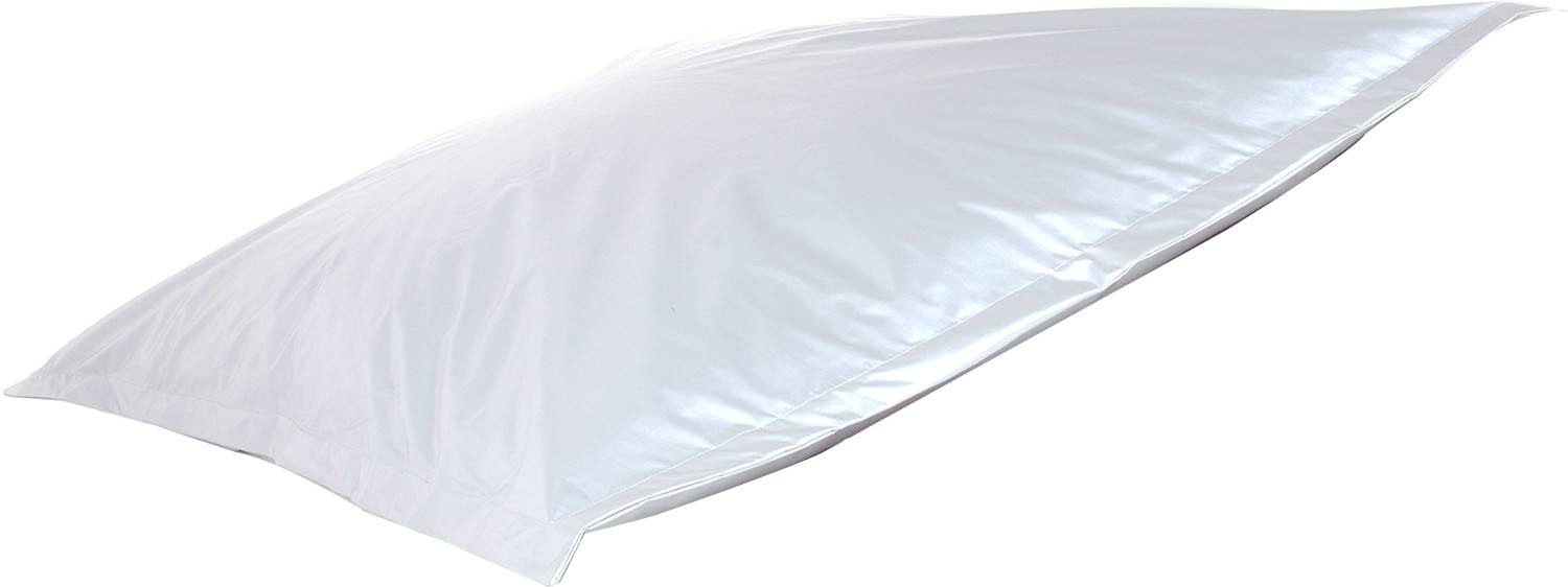 Beliani Pouf géant XXL 140 x 180 cm argenté