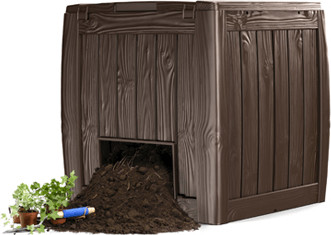 Keter Composteur en bois 340 L