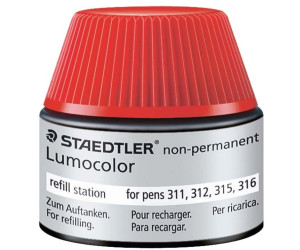STAEDTLER Feutre non-permanent Lumocolor, rouge,…