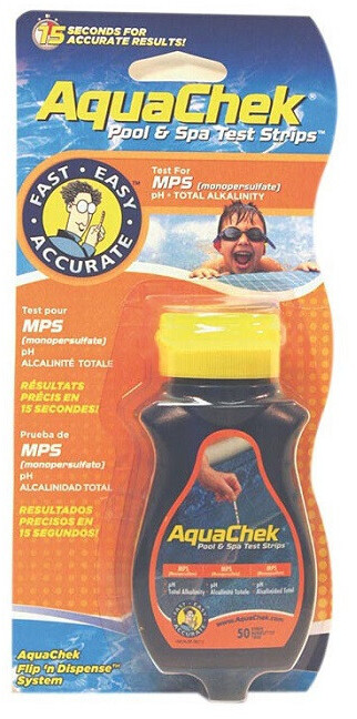 AquaChek Languettes d'analyse 3 en 1 (oxygène actif)