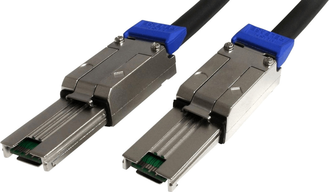 StarTech Câble externe mini SAS SFF-8088 vers mini SAS SFF-8088 de 1m avec verrouillage - M/M - Noir (ISAS88881)