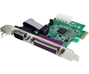 StarTech 1S1P Native PCI Express Parallel Serial Combo Card (PEX1S1P952)